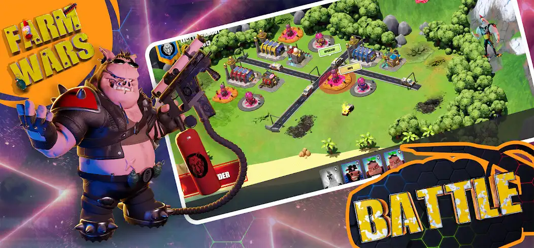 Play The Farm Wars as an online game The Farm Wars with UptoPlay