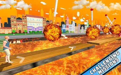 Play the floor is lava game