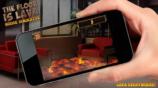 Play The Floor Is Lava House Simulator as an online game The Floor Is Lava House Simulator with UptoPlay