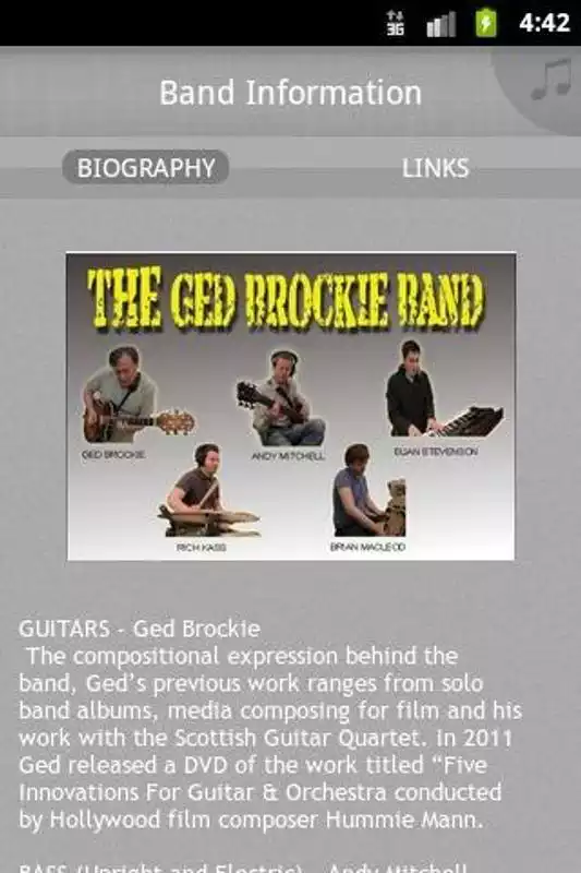 Play The Ged Brockie Band