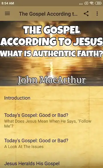 Play The Gospel According to Jesus - John MacArthur  and enjoy The Gospel According to Jesus - John MacArthur with UptoPlay