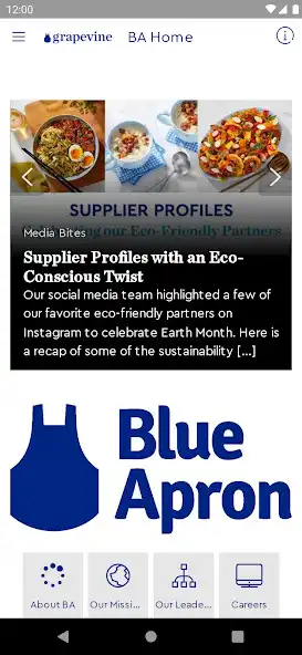 Play The Grapevine for Blue Apron  and enjoy The Grapevine for Blue Apron with UptoPlay