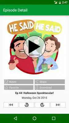 Play The He Said He Said Show App