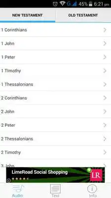Play The Holy Bible Audio and Text