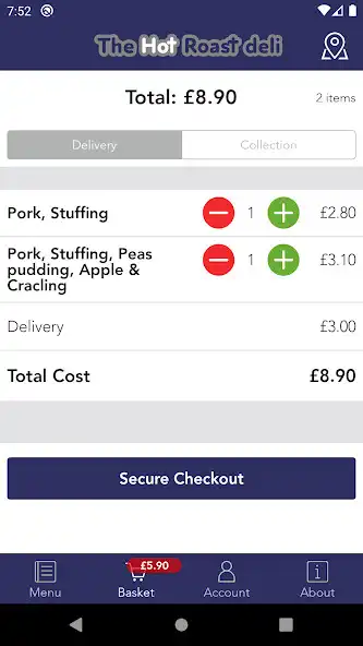 Play The Hot Roast Deli as an online game The Hot Roast Deli with UptoPlay
