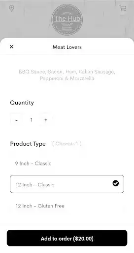 Play The Hub Gourmet Pizza Bar as an online game The Hub Gourmet Pizza Bar with UptoPlay