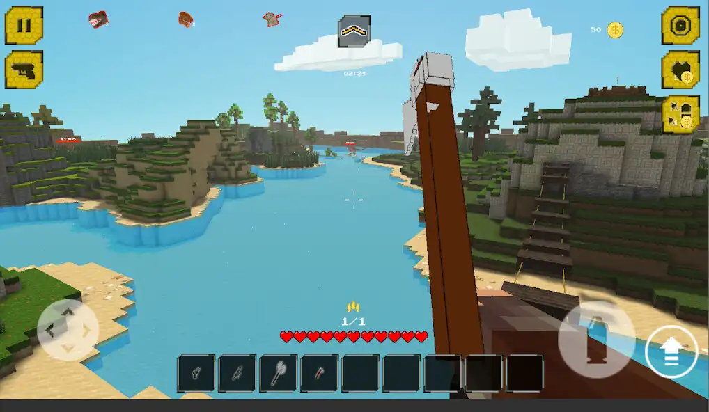 Play The Hunt: Jurassic Craft World as an online game The Hunt: Jurassic Craft World with UptoPlay