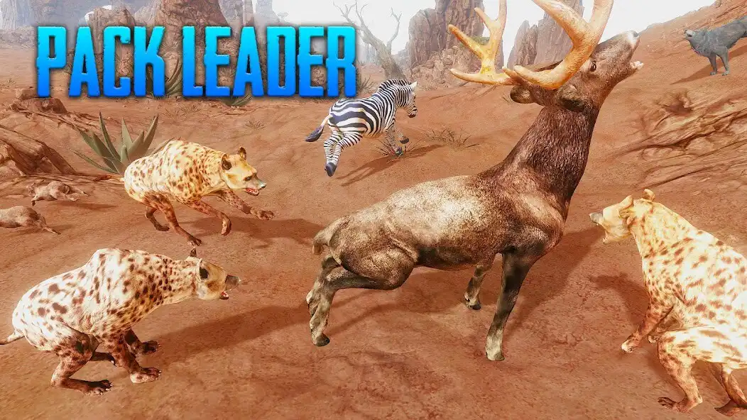 Play The Hyena - Animal Simulator as an online game The Hyena - Animal Simulator with UptoPlay