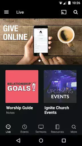 Play APK The Ignite Church App  and enjoy The Ignite Church App with UptoPlay com.subsplash.thechurchapp.s_GF26N8