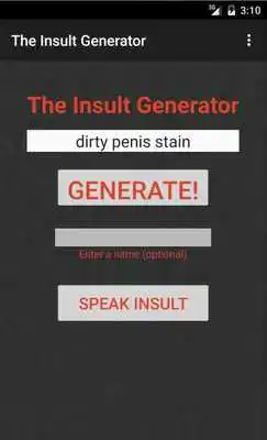 Play The insult Generator