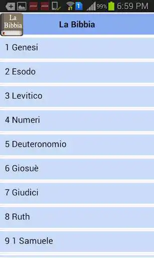 Play APK The Italiano Bible Offline  and enjoy The Italiano Bible Offline with UptoPlay com.softcraft.Italianbible