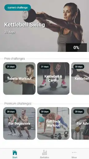 Play The Kettlebell Challenge - Fat Burning Workouts  and enjoy The Kettlebell Challenge - Fat Burning Workouts with UptoPlay