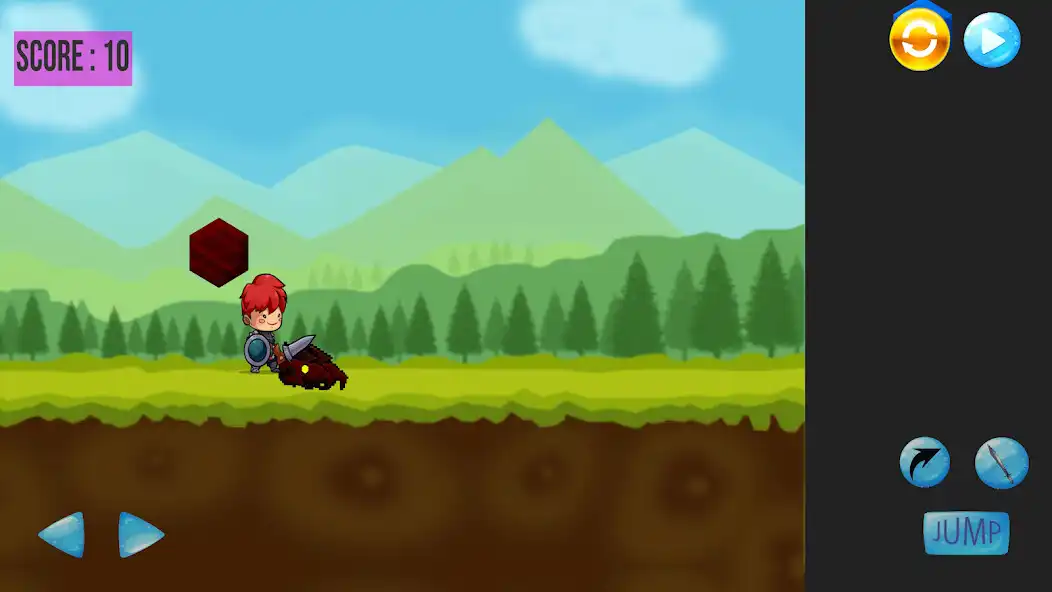 Play The Knight Kid as an online game The Knight Kid with UptoPlay