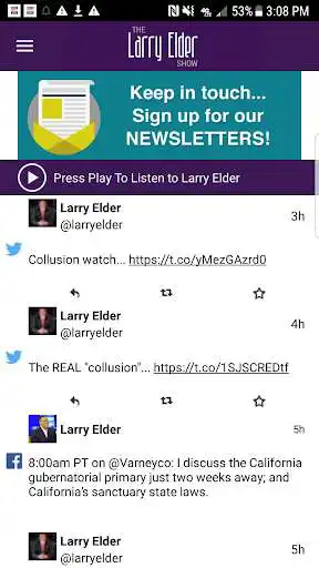 Play APK The Larry Elder Show  and enjoy The Larry Elder Show with UptoPlay com.radio.station.ELDER.DJ