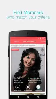 Play The Leading Tamil Matrimony App