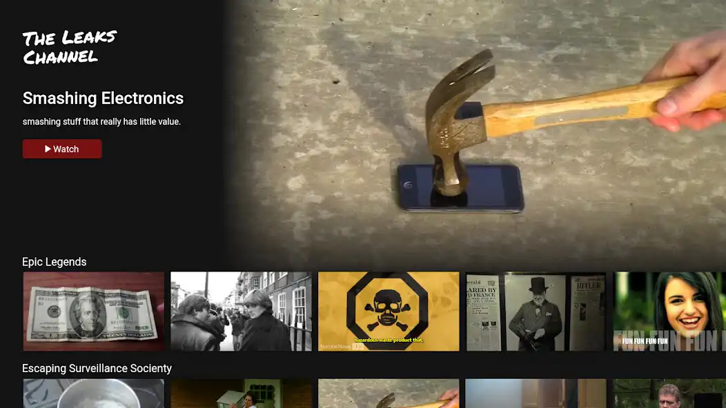 Play The Leaks Channel  and enjoy The Leaks Channel with UptoPlay