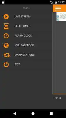 Play The Legend 1050 KVPI AM