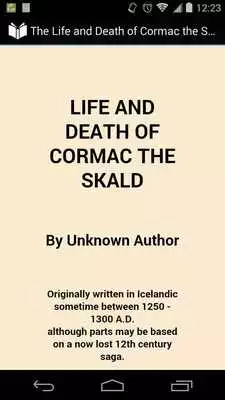 Play The Life and Death of Cormac the Skald