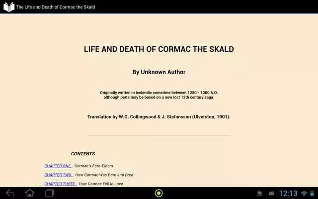 Play The Life and Death of Cormac the Skald