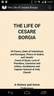 Play The Life of Cesare Borgia