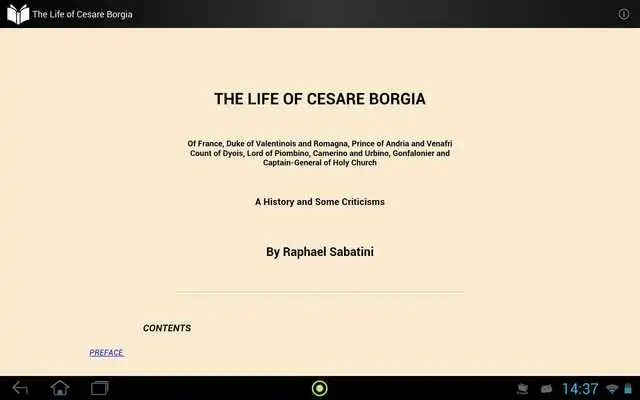 Play The Life of Cesare Borgia