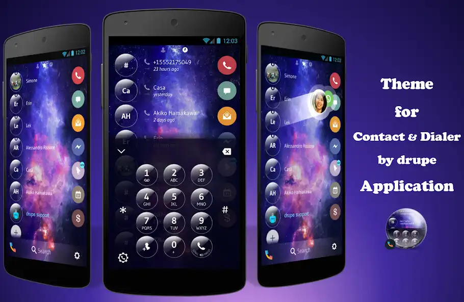 Play Theme Dialer Galaxy Glass  and enjoy Theme Dialer Galaxy Glass with UptoPlay