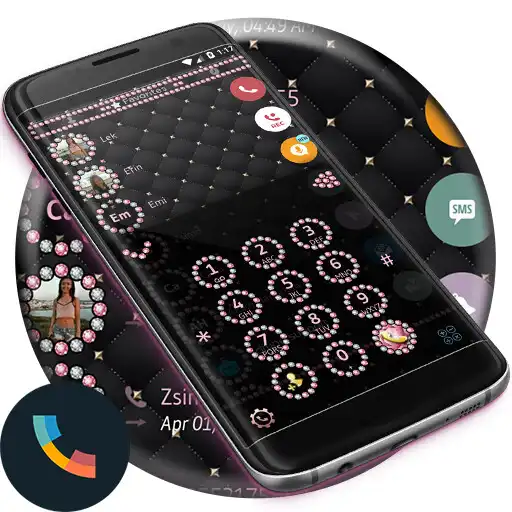 Play Theme Dialer JewelPink Diamond APK