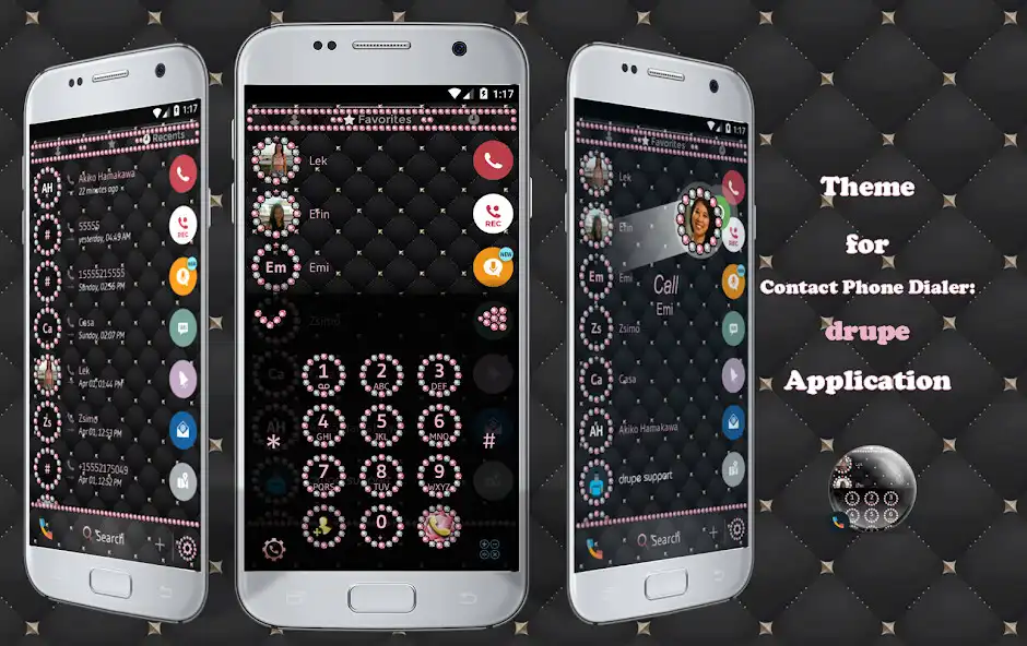 Play Theme Dialer JewelPink Diamond  and enjoy Theme Dialer JewelPink Diamond with UptoPlay