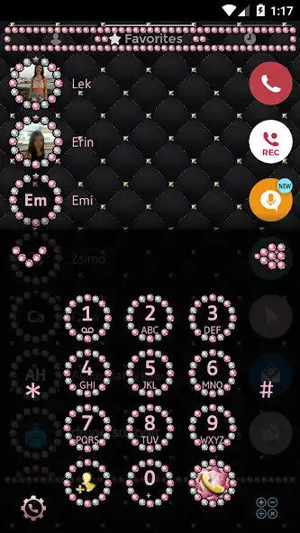 Play Theme Dialer JewelPink Diamond as an online game Theme Dialer JewelPink Diamond with UptoPlay