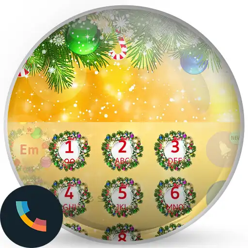 Play Theme Dialer Merry Xmas Gold APK