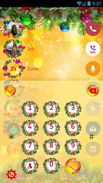 Play Theme Dialer Merry Xmas Gold as an online game Theme Dialer Merry Xmas Gold with UptoPlay