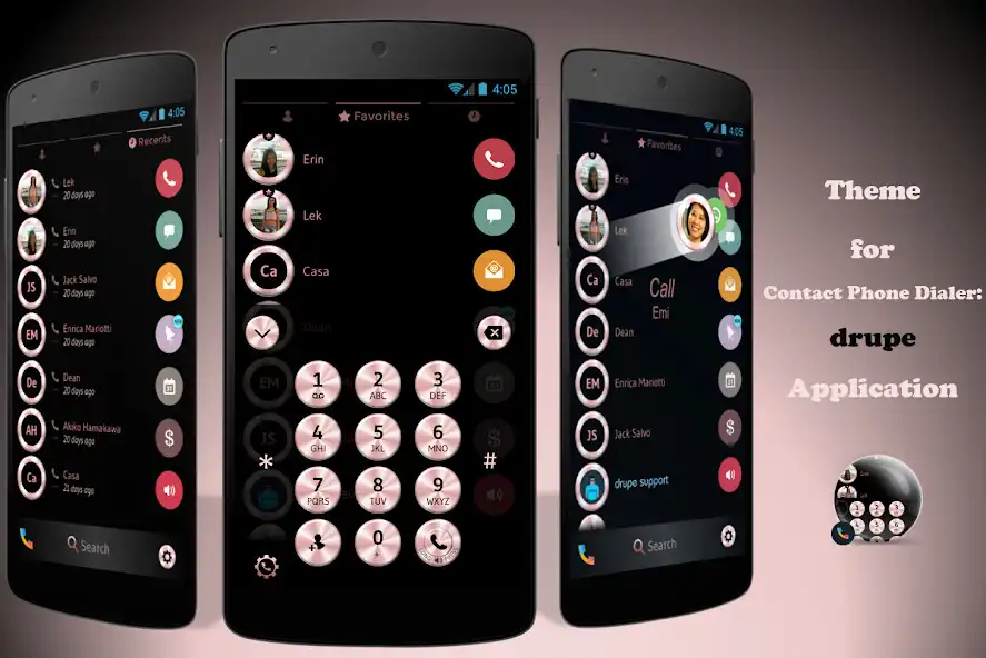 Play Theme Dialer Metal Rose Gold  and enjoy Theme Dialer Metal Rose Gold with UptoPlay