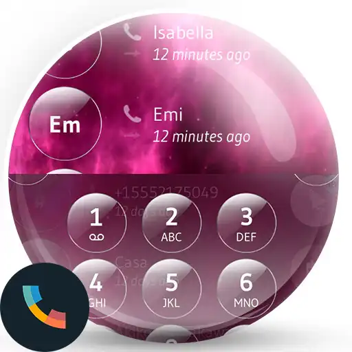 Play Theme Dialer Nebula Glass APK