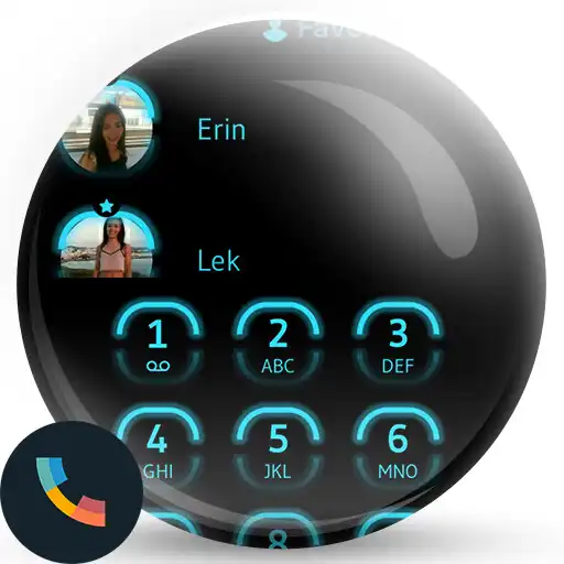 Play Theme Dialer Neon Blue APK Play Theme Dialer Neon Blue APK