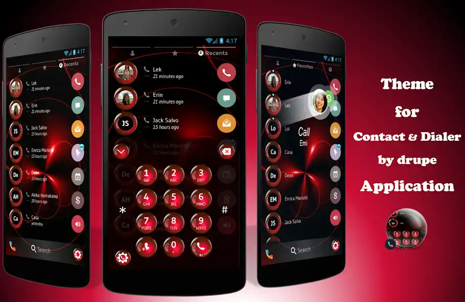 Play Theme Dialer Spheres Red  and enjoy Theme Dialer Spheres Red with UptoPlay