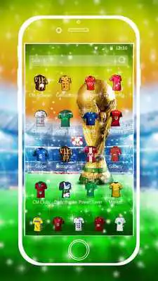 Play Theme Football Jersey Golden World Cup