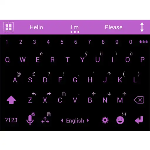 Play Theme for AI.type Flat Purple APK