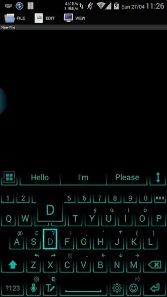 Play Theme for AI.type Neon Aqua as an online game Theme for AI.type Neon Aqua with UptoPlay