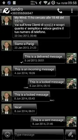 Play Theme for EvolveSMS Dusk Black  and enjoy Theme for EvolveSMS Dusk Black with UptoPlay