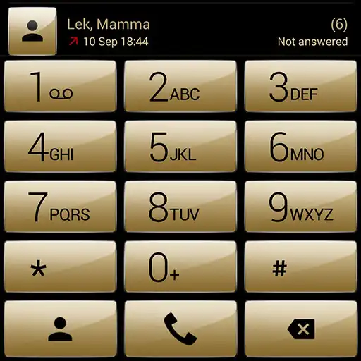 Play Theme for ExDialer Gloss Gold APK Play Theme for ExDialer Gloss Gold APK