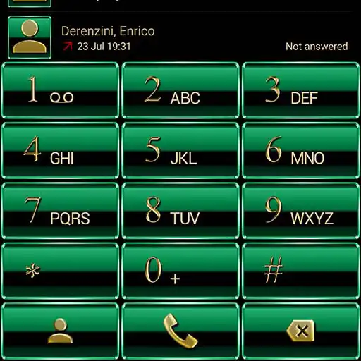 Play Theme for ExDialer Green Gold APK Play Theme for ExDialer Green Gold APK