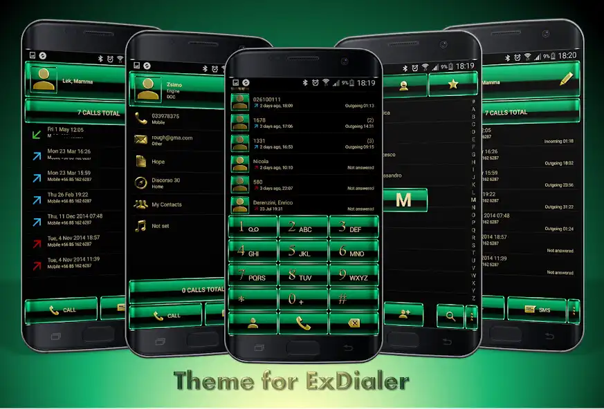 Play Theme for ExDialer Green Gold  and enjoy Theme for ExDialer Green Gold with UptoPlay