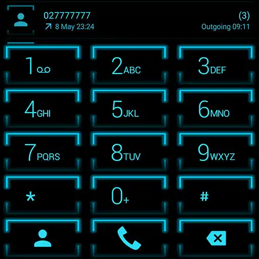 Play Theme for ExDialer Neon Blue APK Play Theme for ExDialer Neon Blue APK
