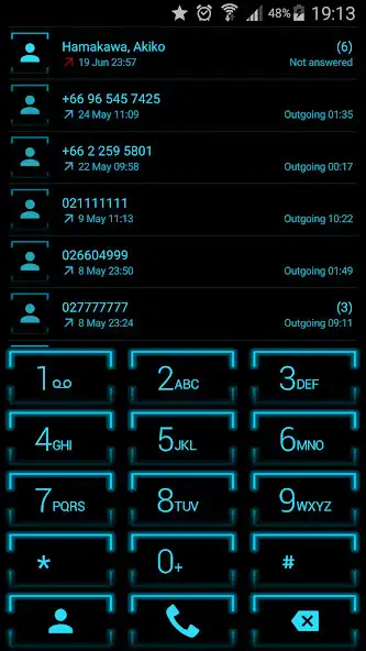 Play Theme for ExDialer Neon Blue  and enjoy Theme for ExDialer Neon Blue with UptoPlay
