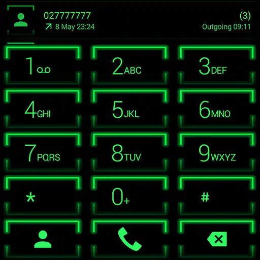 Play Theme for ExDialer Neon Green APK
