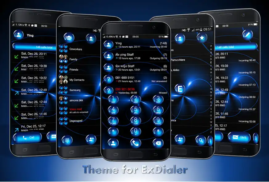Play Theme for ExDialer Sphere Blue  and enjoy Theme for ExDialer Sphere Blue with UptoPlay