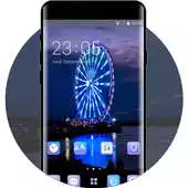 Free play online Theme for ferris wheel night shore wallpaper APK Free play online Theme for ferris wheel night shore wallpaper APK