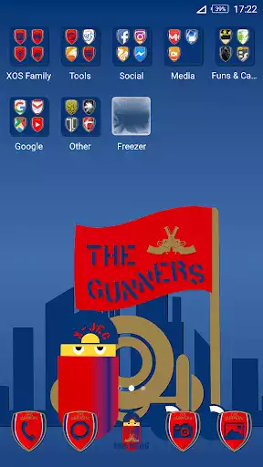 Play Theme for Infinix - XOS Launcher : Gunners Themes as an online game Theme for Infinix - XOS Launcher : Gunners Themes with UptoPlay