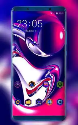 Play Theme for motorola one power colorful wallpaper