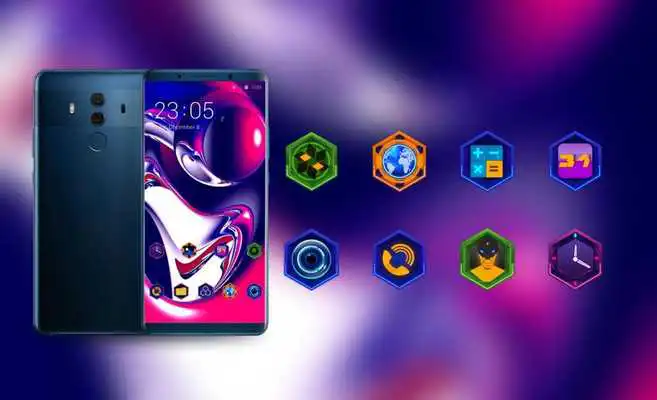 Play Theme for motorola one power colorful wallpaper